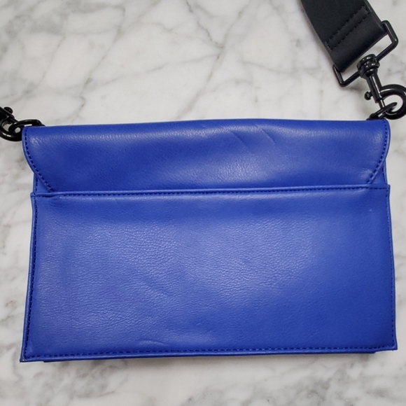 BRAND NEW INC blue black trendy purse - Picture 2 of 6